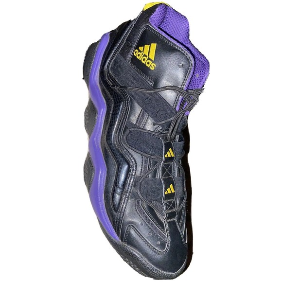 Adidas Top Ten 2000 Lakers Men’s Black Purple Mid-Calf Sneakers Sz 14 main image 9